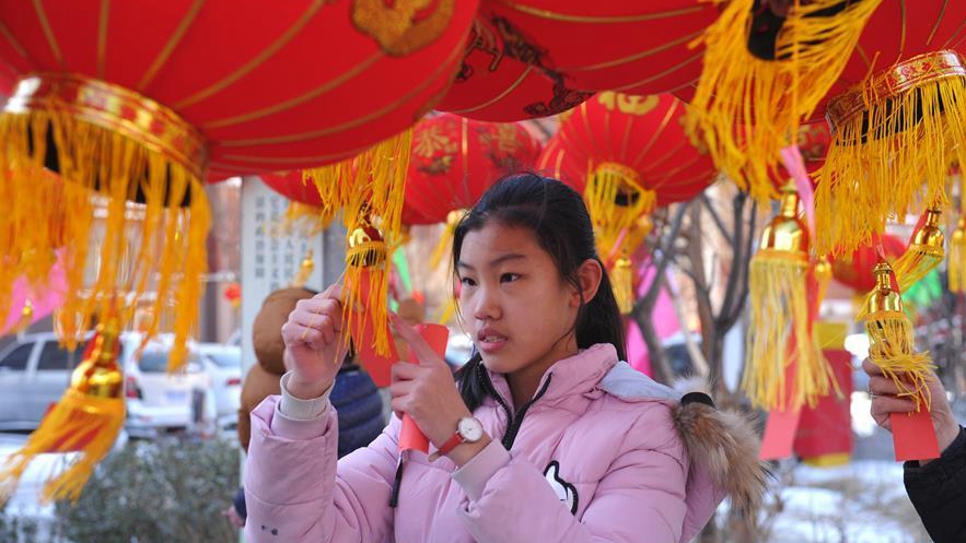 河北黃驊：趣味燈謎迎元宵