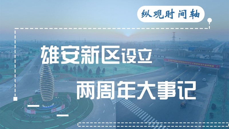 縱觀時間軸丨雄安新區設立 兩周年大事記