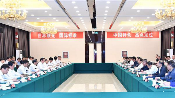 海南省黨政代表團到雄安新區考察