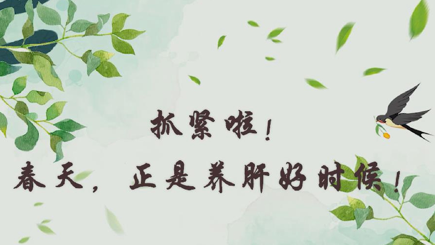 抓緊啦！春天，正是養(yǎng)肝好時候！