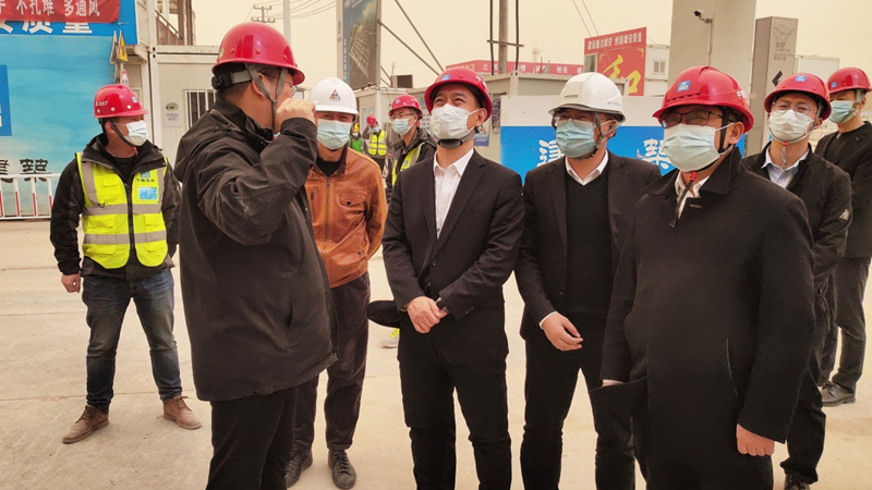 安慶杰到容東片區(qū)開展質(zhì)量、安全聯(lián)合督查檢查