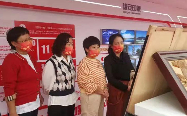 國慶期間，雄安“黨史學習教育”紅色大篷車成網紅打卡地！
