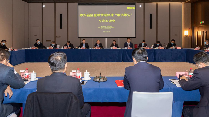 雄安新區(qū)金融領(lǐng)域共建“廉潔雄安”交流座談會(huì)召開(kāi)