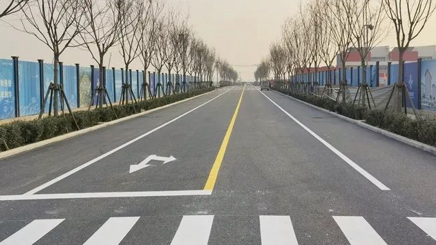 看建雄安丨雄安新區啟動區首條正式支路完工！