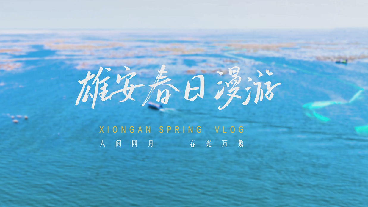 雄安建設進行時丨四月的雄安，春意正濃！