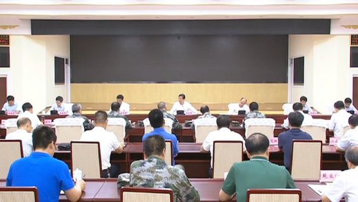 王東峰在省軍區調研檢查防汛工作